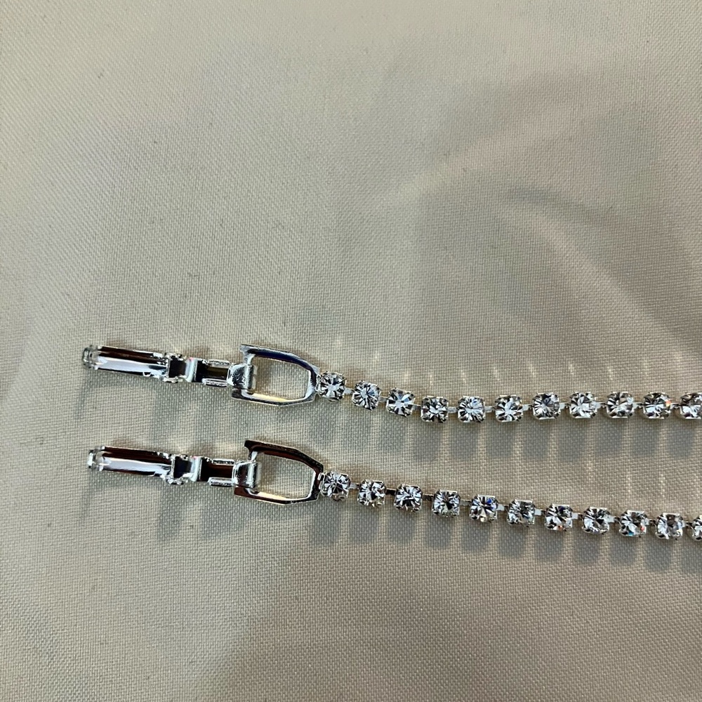Swarovski Crystal Tennis Bracelets - Silver Tone - Picture 4 of 6